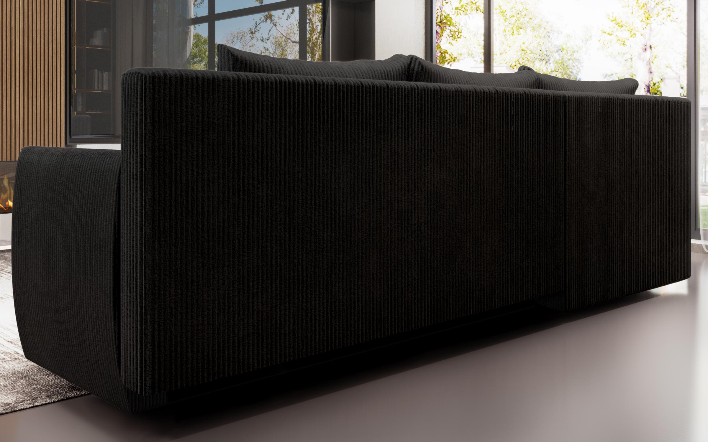 Extendable corner sofa Nord, dark grey  10